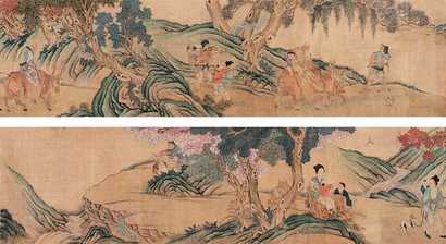 佚名 移居图 手卷